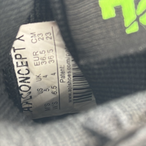 APL - unisex Concept X Basketball Sneakers shoes black / green SZ M‎ -5 / W -6.5 - Picture 12 of 12